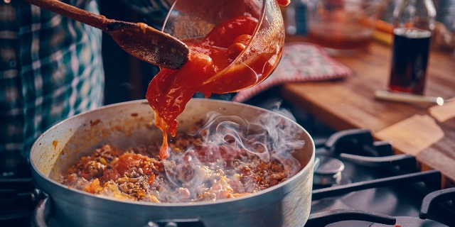 The vegetarian man claims that he buys his wife meat at the store, but did not feel it was fair for her to spend a long time making a dish only she can eat.