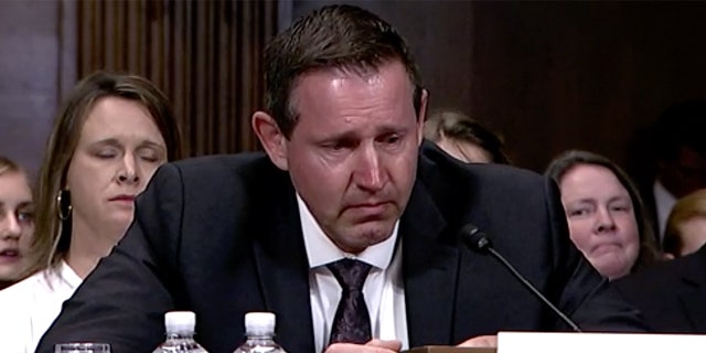 Judicial nominee Lawrence VanDyke broke down in tears during Wednesday's confirmation hearing. 