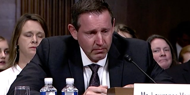 Judicial nominee Lawrence VanDyke broke down in tears during Wednesday's confirmation hearing.