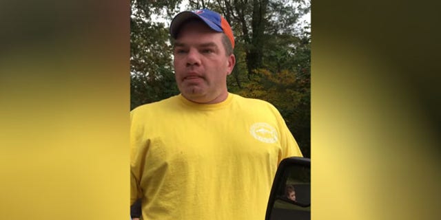 Dominick Lobifaro recorded the odd interaction, which he says was sparked when the unidentified man saw him wearing camo.