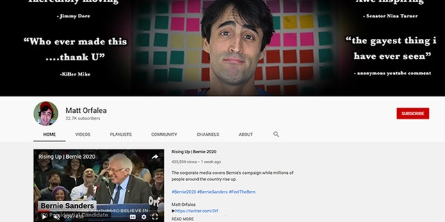 Matt Orfalea resigned from the Sanders campaign after questionable YouTube videos surfaced.