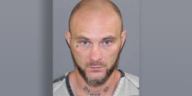 Matthew Bushman, a 36-year-old with his name tattooed on his neck, allegedly gave police a fake name.