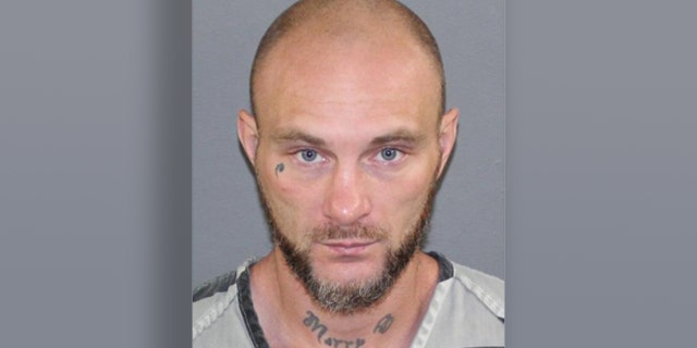 Matthew Bushman, a 36-year-old with his name tattooed on his neck, allegedly gave police a fake name. 