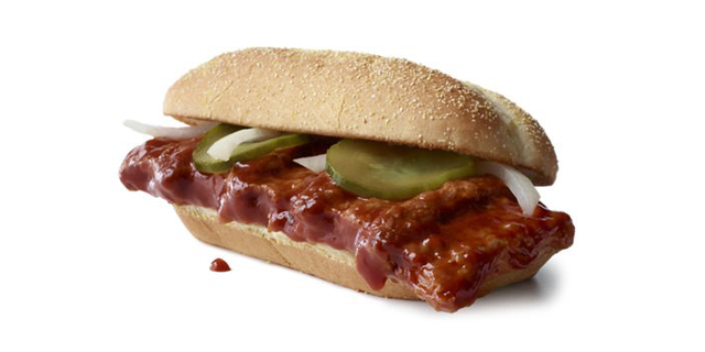 The fast food chain has announced the return of its saucy fan-favorite McRib, which will hit menus at 10K restaurants nationwide starting Oct. 7.