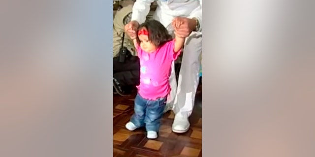 Milagros even learned how to walk after her surgeries.