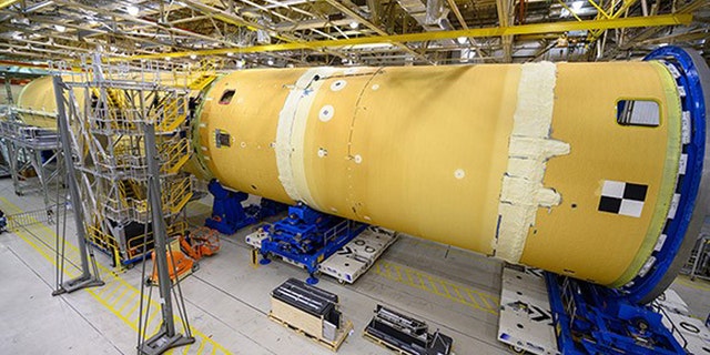 The NASA Space Launch System. (Credit: NASA)