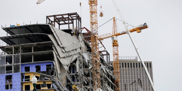 Three workers were killed in the partial collapse of the Hard Rock Hotel in New Orleans last October.