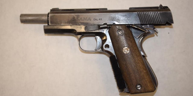 Stockton police said a search of Obdulia Sanchez's vehicle revealed a loaded firearm.