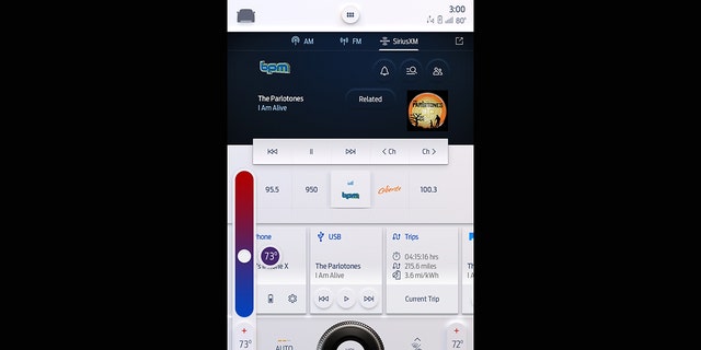 SYNC 4 features a redesigned interface.
