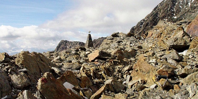 Image of the Ötzi site. (Credit: Jim Dickson)