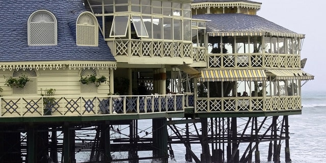 La Rosa Nautica sits on a pier above the ocean in Lima, Peru, and is a popular tourist destination because of its location and highly rated food.