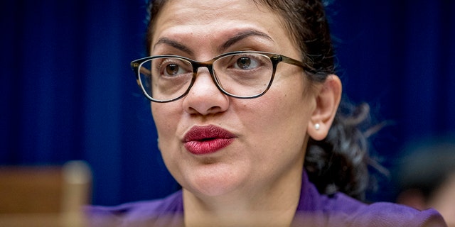 Rep. Rashida Tlaib, D-Mich., once vowed to impeach 'the motherf---er' -- and now is the subject of an Ethics Committee probe. (AP Photo/Andrew Harnik)
