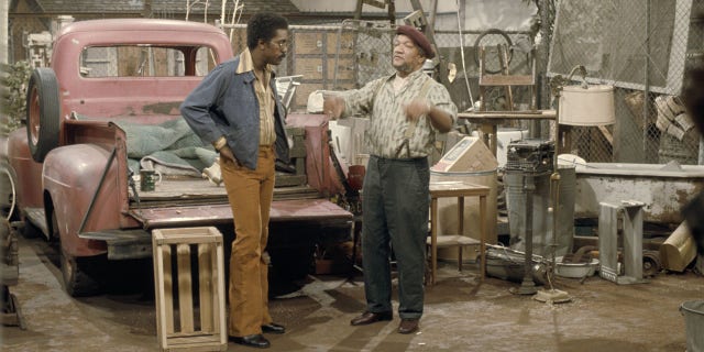 Sanford and Son starred Demond Wilson and Redd Foxx.