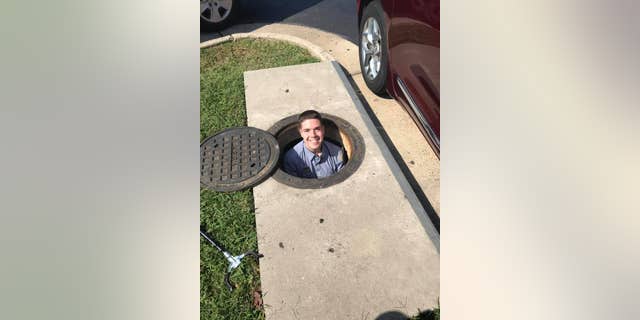 Employee Seth volunteered to use a “grab-stick and a mirror" to try to locate the phone and pull it out.