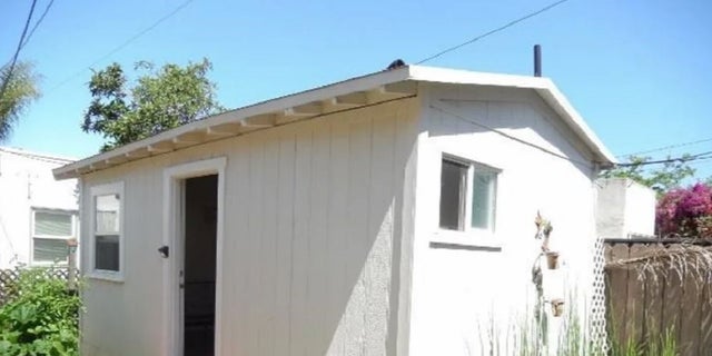 A backyard San Diego's  North Park neighborhood is renting for $1,050 a month. 