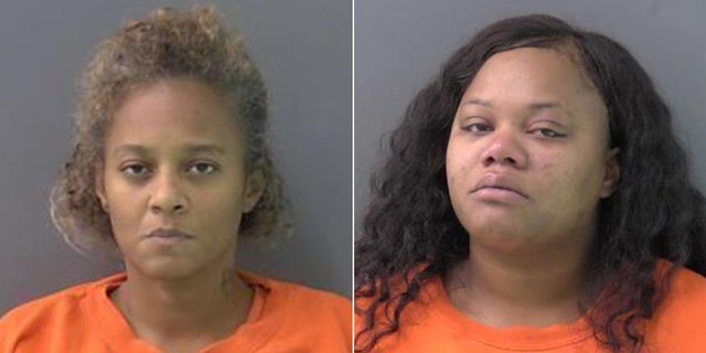 Chonda Edmond, left, and Kyhirah Clemons have been charged with injury to a child.