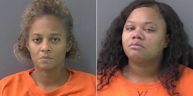 Chonda Edmond, left, and Kyhirah Clemons have been charged with injury to a child.
