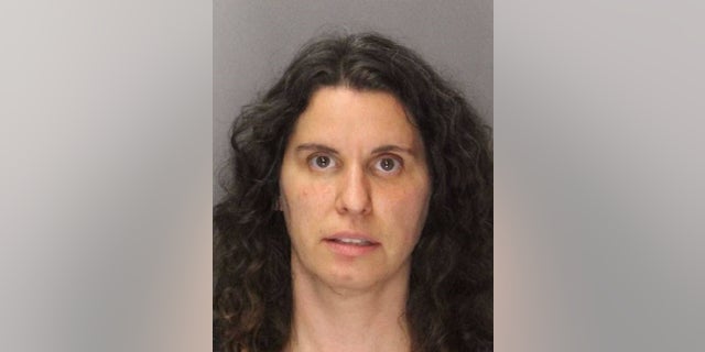 Rebecca Lee Dalelio, 43, allegedly threw a menstrual cup filled with human blood at California lawmakers over