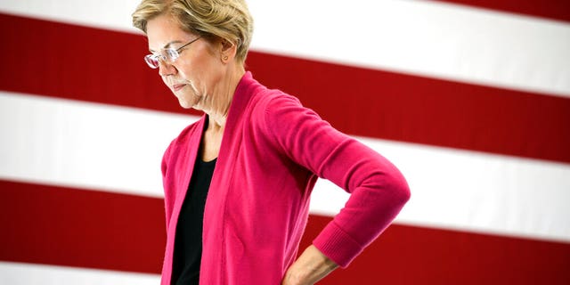 Democratic presidential candidate Sen. Elizabeth Warren, D-Mass., listens to a question during the question and answer part of her campaign event Wednesday, Oct. 30, 2019, at the University of New Hampshire in Durham, N.H. (AP Photo/ Cheryl Senter)