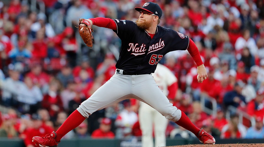 Washington Nationals relief pitcher Sean Doolittle : Bullseye with