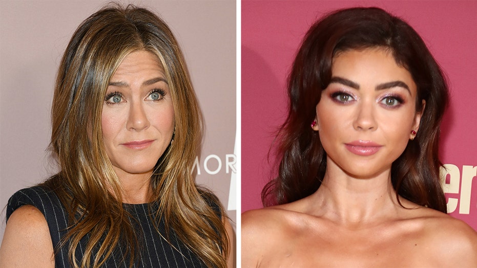 Celebrity Fakes Jennifer Aniston Porn - Sarah Hyland praises 'fake mama' Jennifer Aniston joining Instagram with  image from 1998 film together | Fox News