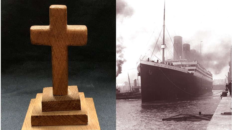 Titanic wreckwood cross surfaces, up for auction | Fox News