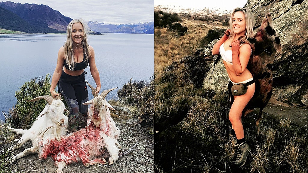 Hunter dice que recibe amenazas de muerte por fotos a pesar de comer presas