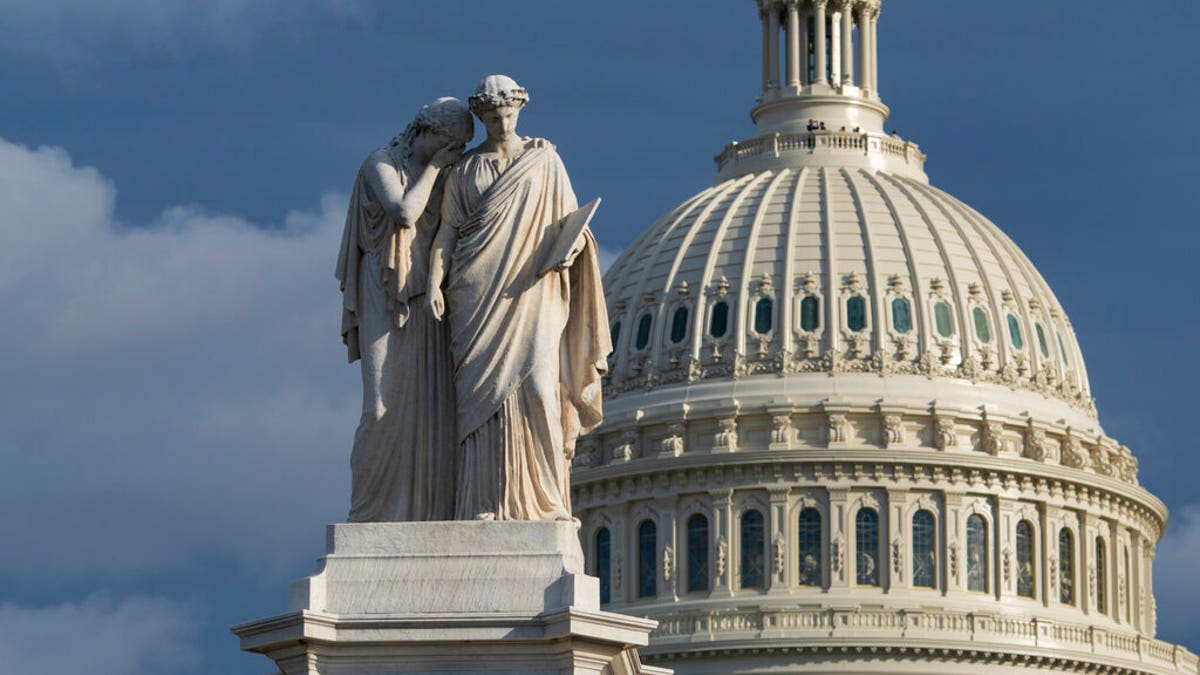 The Capitol on Tuesday as the House is set to begin public impeachment inquiry hearings as lawmakers debate whether to remove President Trump from office. (AP Photo/J. Scott Applewhite)