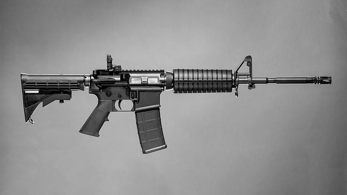 Picture of AR-15 rifle