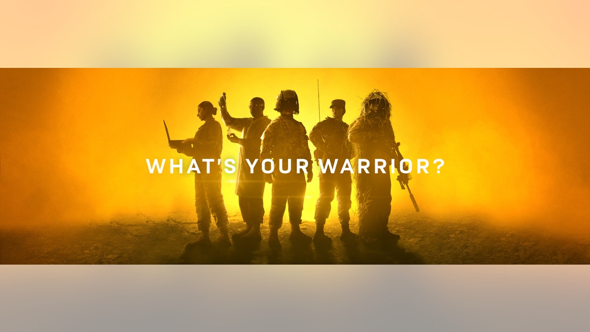 'What's Your Warrior' campaign graphic.