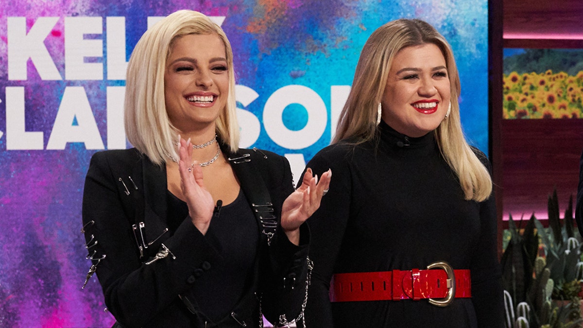 Bebe Rexha, Kelly Clarkson on the "Kelly Clarkson Show." (Photo by: Adam Christopher /NBCUniversal/NBCU Photo Bank via Getty Images)