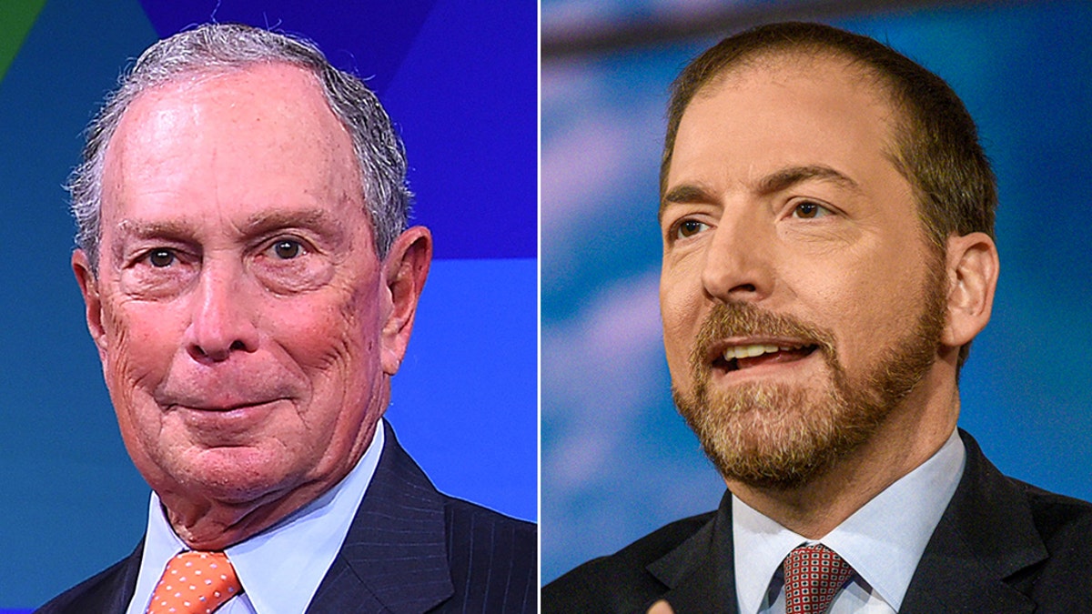 MSNBC's Chuck Todd, right, named the politician he called Michael Bloomberg's ideal running mate.