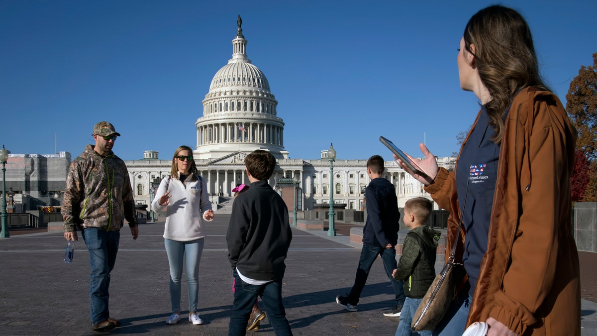 Visitors are allowed to return to the U.S. Capitol Tuesday. (AP Photo/J. Scott Applewhite)