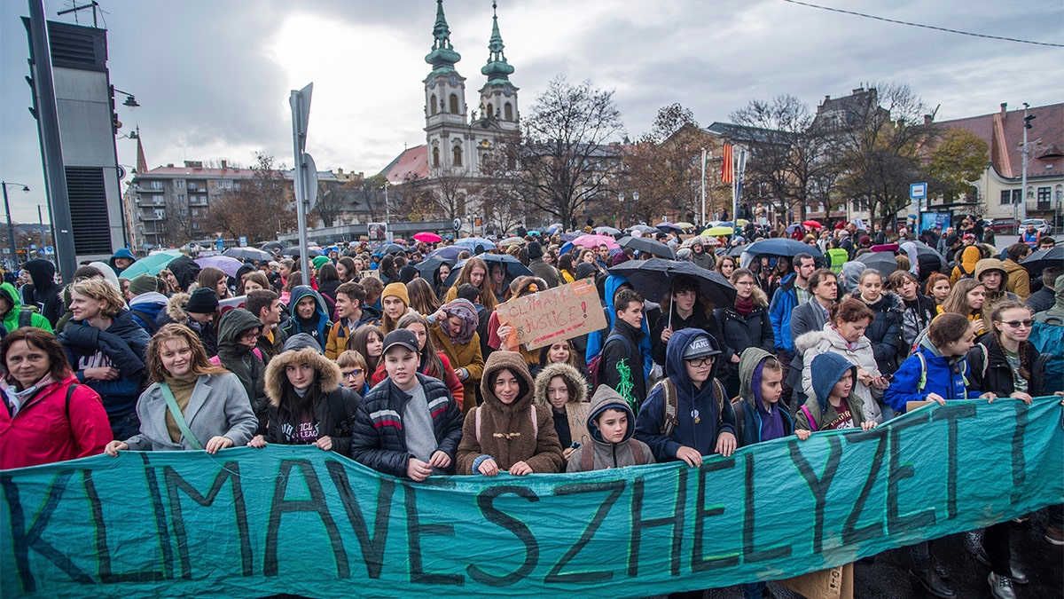 Hungary protest 