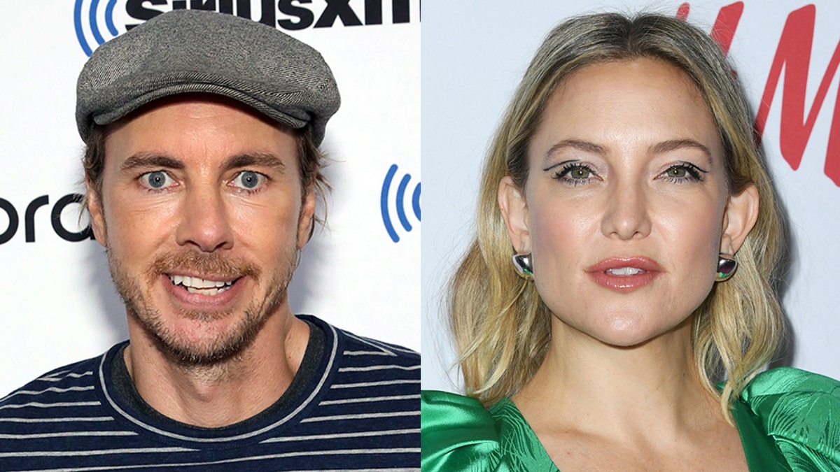 Dax Shepard (L) and Kate Hudson (R) had a brief fling in the late 2000s.