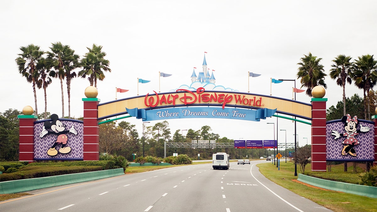 South entrance of Disney World in Orlando Florida