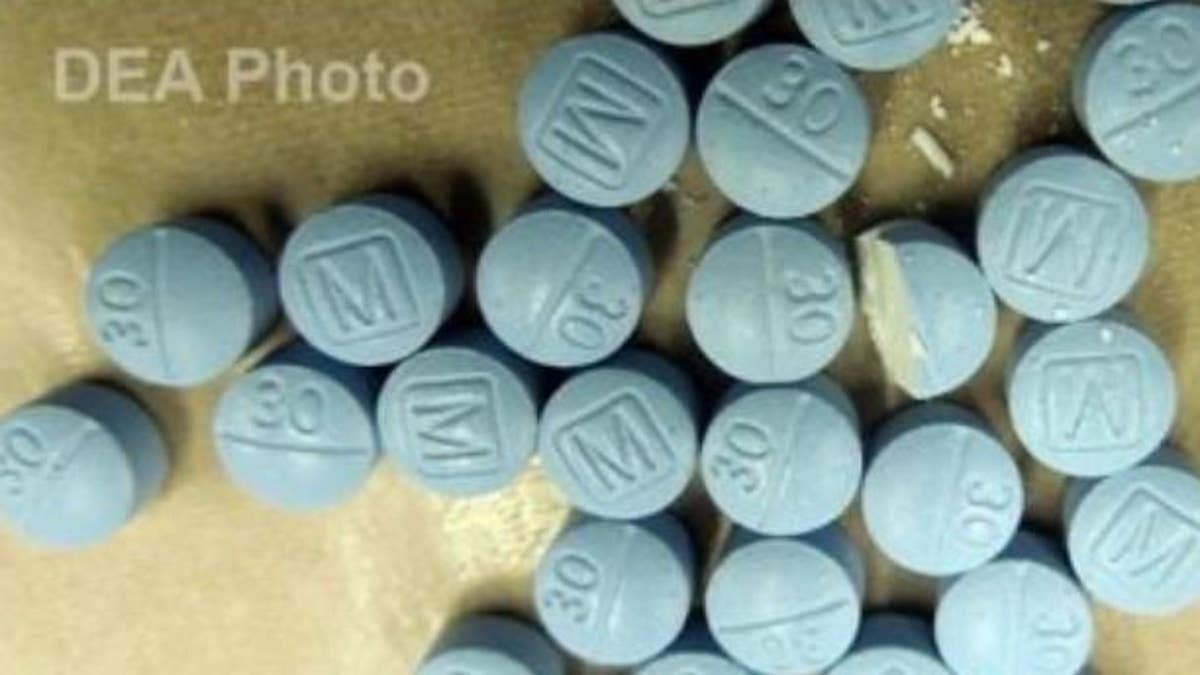 Fentanyl pills seized at the border.