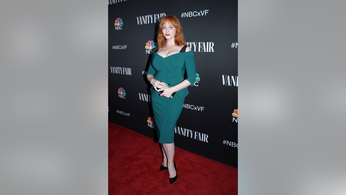 Christina Hendricks in Los Angeles on Nov. 11, 2019. (Photo by: Evans Vestal Ward/NBC/NBCU Photo Bank via Getty Images)