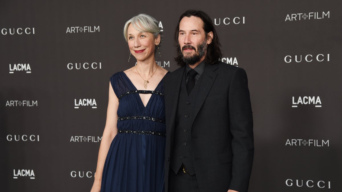 Alexandra Grant and Keanu Reeves have been friends and collaborators years, according to People magazine. (Photo by Michael Kovac/Getty Images for LACMA)