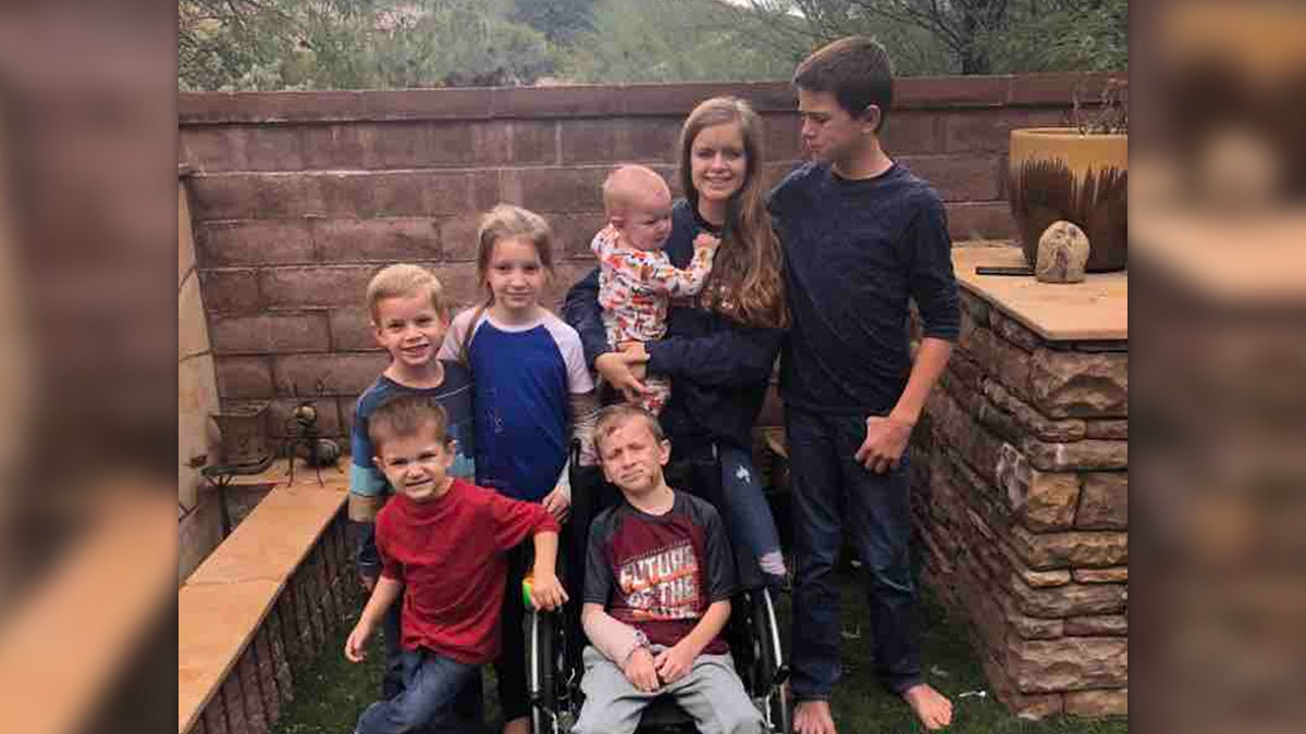 The siblings – still recovering from injuries and mourning the murder of their mother, Dawna Ray Langford, and brothers Trevor Langford and Rogan – were featured smiling alongside Cody Langford, who remains in a wheelchair.