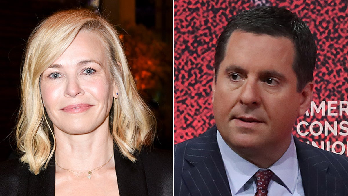 Comedian Chelsea Handler, left, tweeted that she hopes Rep. Devin Nunes "gets hit by a lime scooter" after the politician slammed Democrats for their Trump Impeachment Inquiry. 