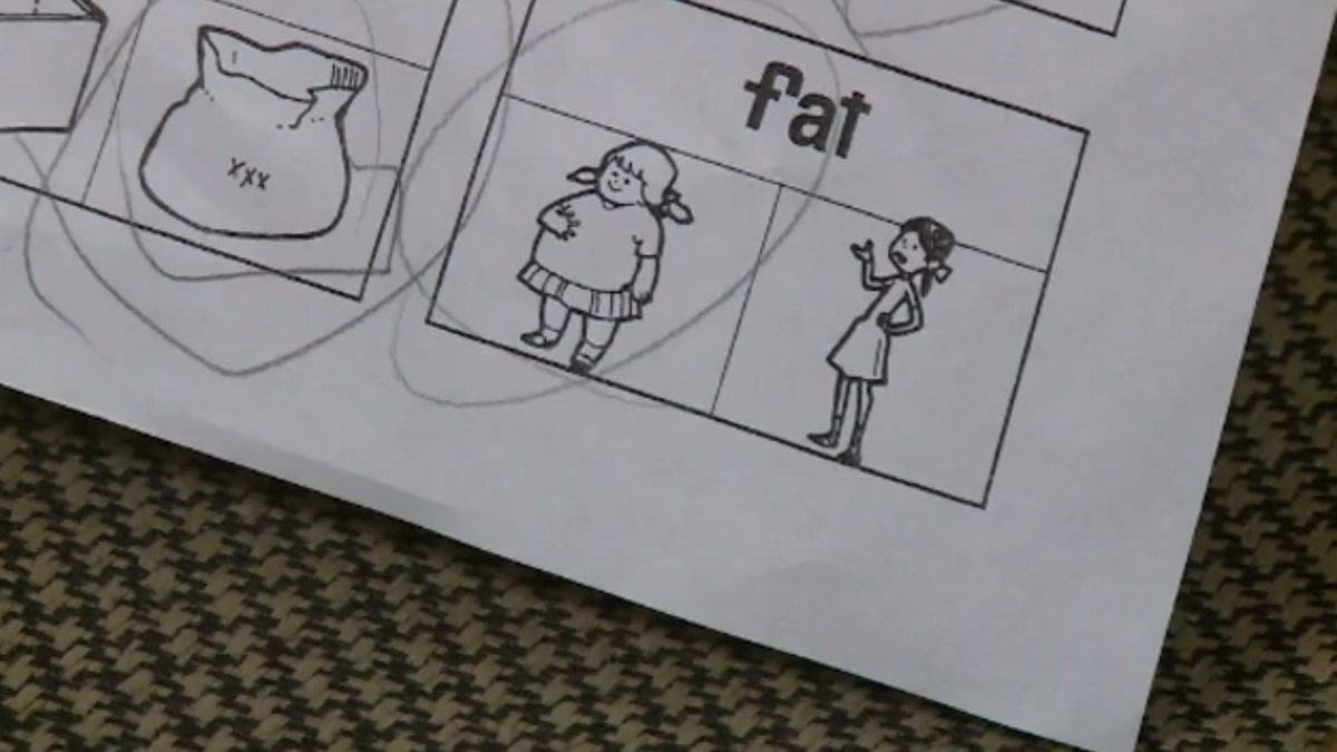 “I think to use that word with those pictures really bothered me more than anything,” the concerned mom said.