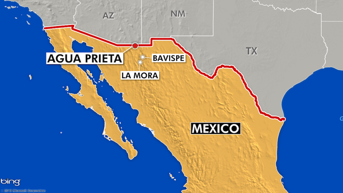 The Agency for Criminal Investigation said in a statement on Facebook the suspect was found in the town of Agua Prieta, right across the border from Douglas, Arizona. The suspect was holding two hostages who were bound and gagged inside a vehicle.