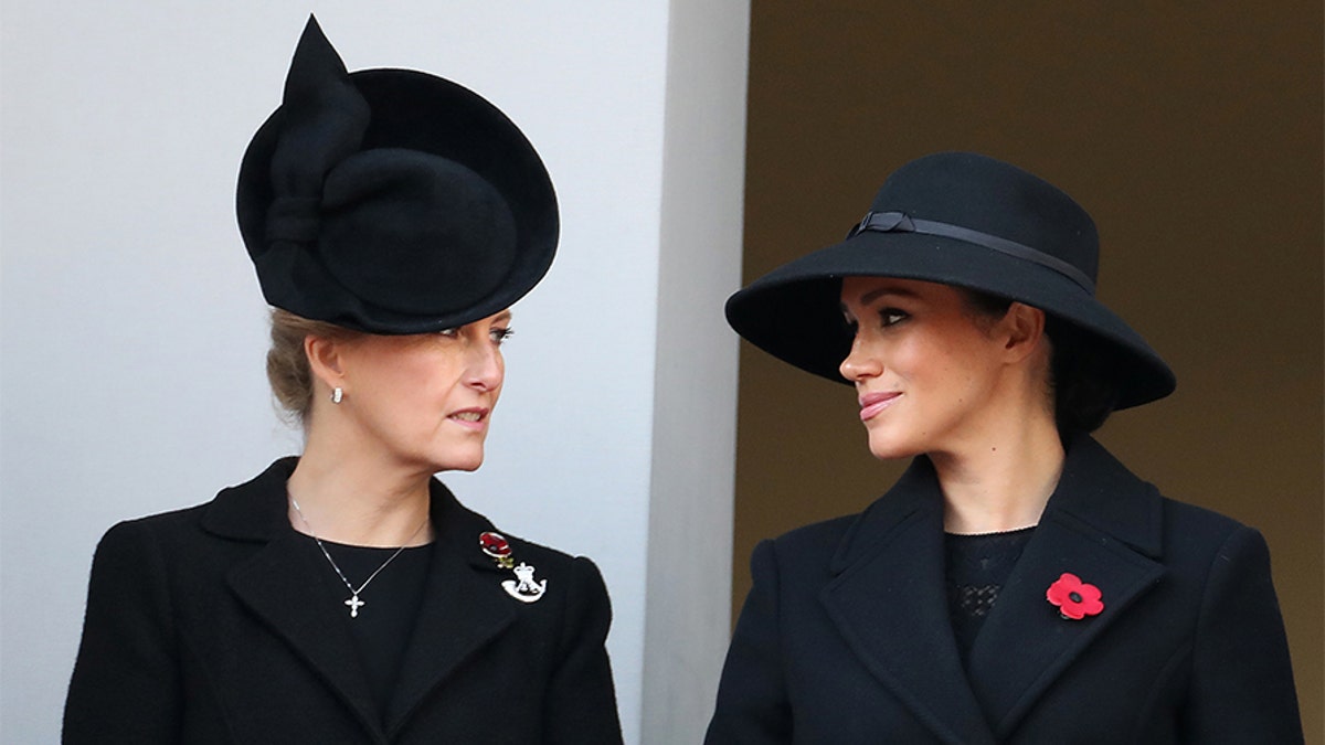 Sophie, Countess of Wessex, and Meghan, Duchess of Sussex.