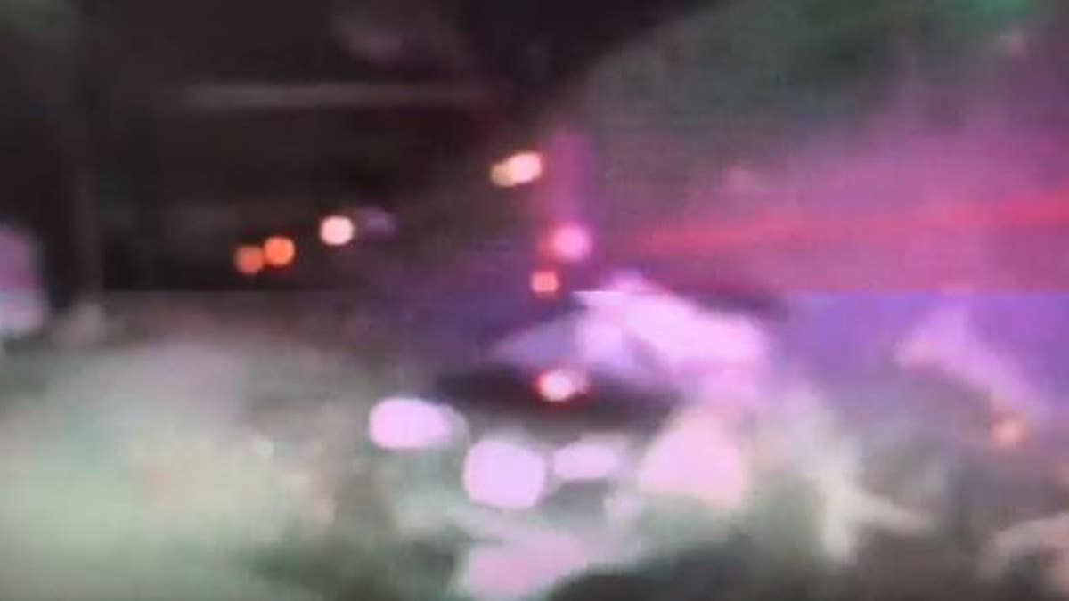 Police dashcam shows moment Amtrak train slams into car on New Jersey ...