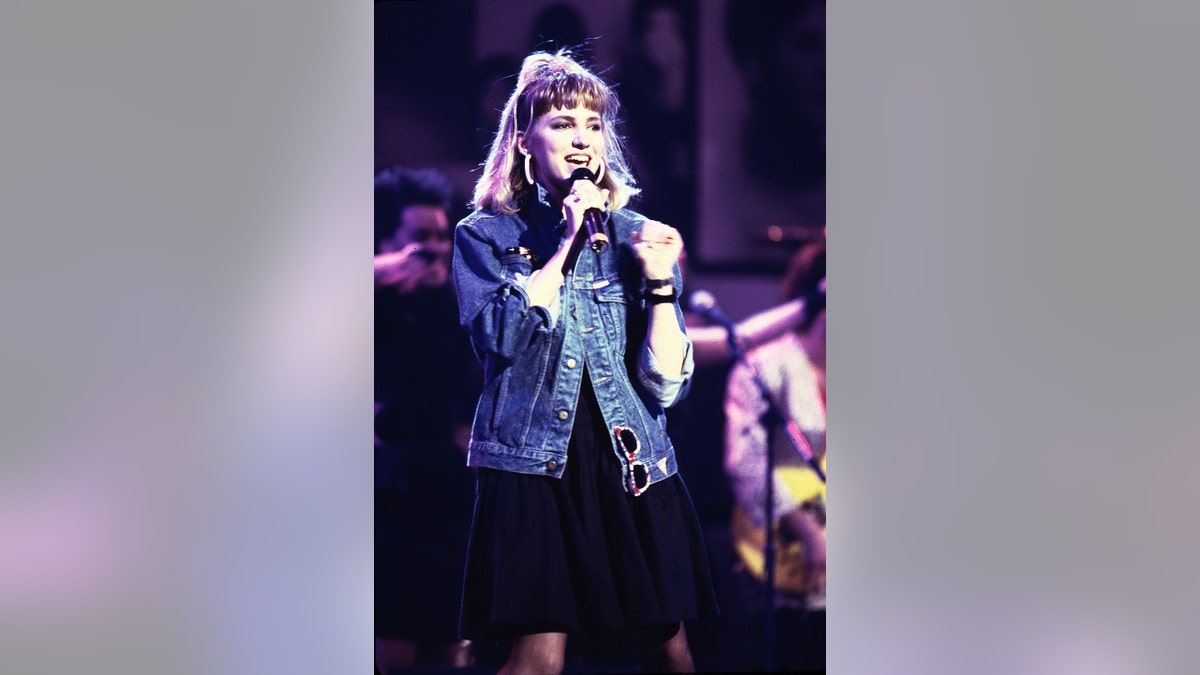 Debbie Gibson at the 40th Anniversary Tribute to Atlantic Records at Madison Square Gardens in New York City on 5/14/88 in New York City.