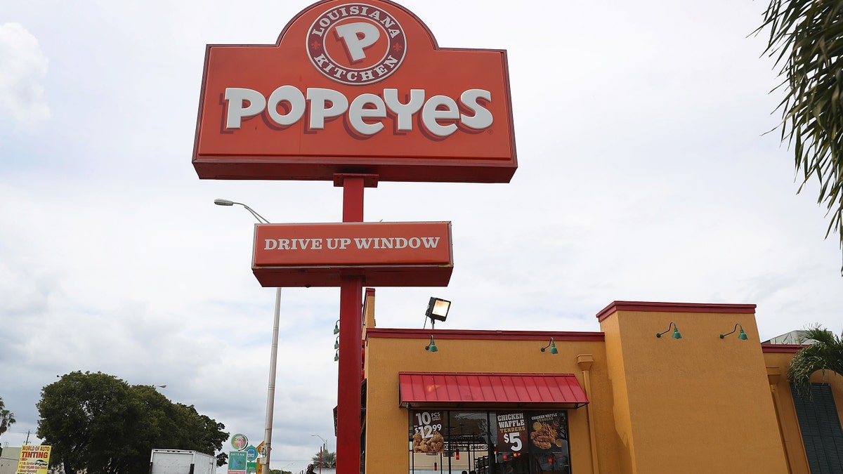 Popeyes sign