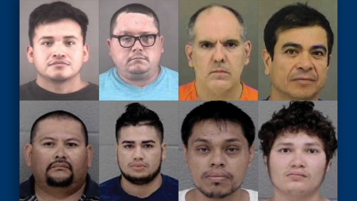 ICE has released images of those facing charges and who could eventually be released into North Carolina communities due to sanctuary policies. (ICE.gov)