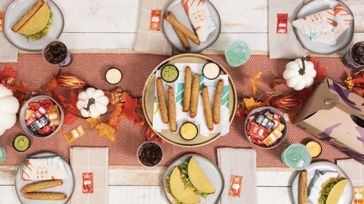 The party packs are available for $10.99 at participating locations. For a limited time the brand, which has teamed up with Grubhub is offering free delivery on orders of $12 or more starting Nov. 21.