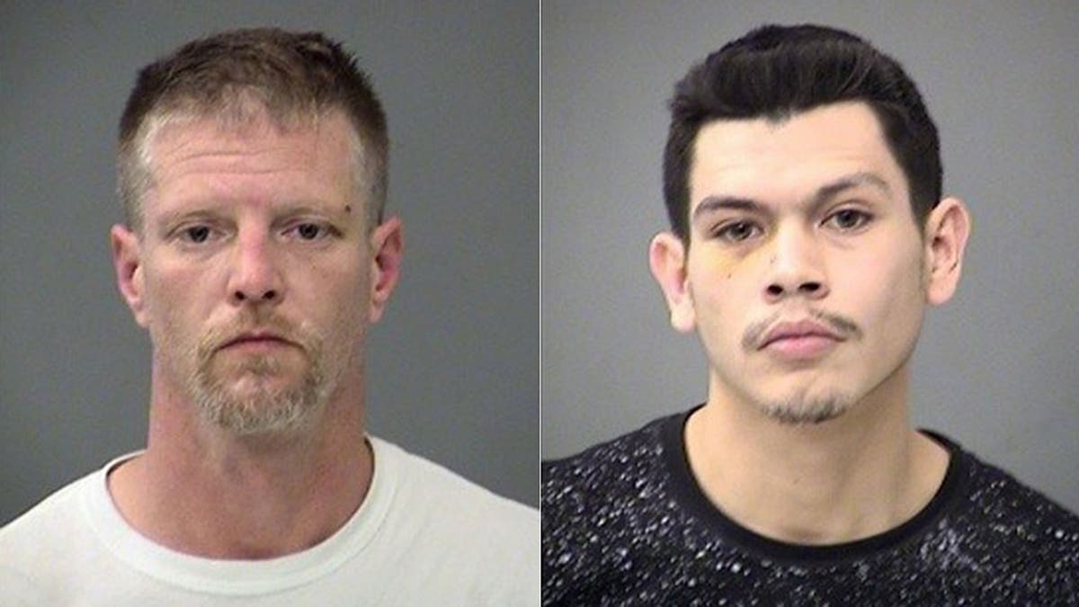 Brandon Kaiser, left, and Alfredo Vazquez were linked to the shootings of two judges in Indianapolis, authorities say. (Marion County Sheriff’s Department)